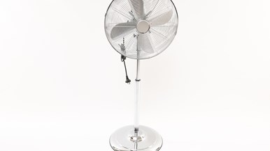 Kmart Anko 40cm Chrome metal Pedestal Fan YS-16GA CH