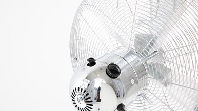 Kmart Anko 40cm Chrome metal Pedestal Fan YS-16GA CH