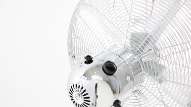 Kmart Anko 40cm Chrome metal Pedestal Fan YS-16GA CH