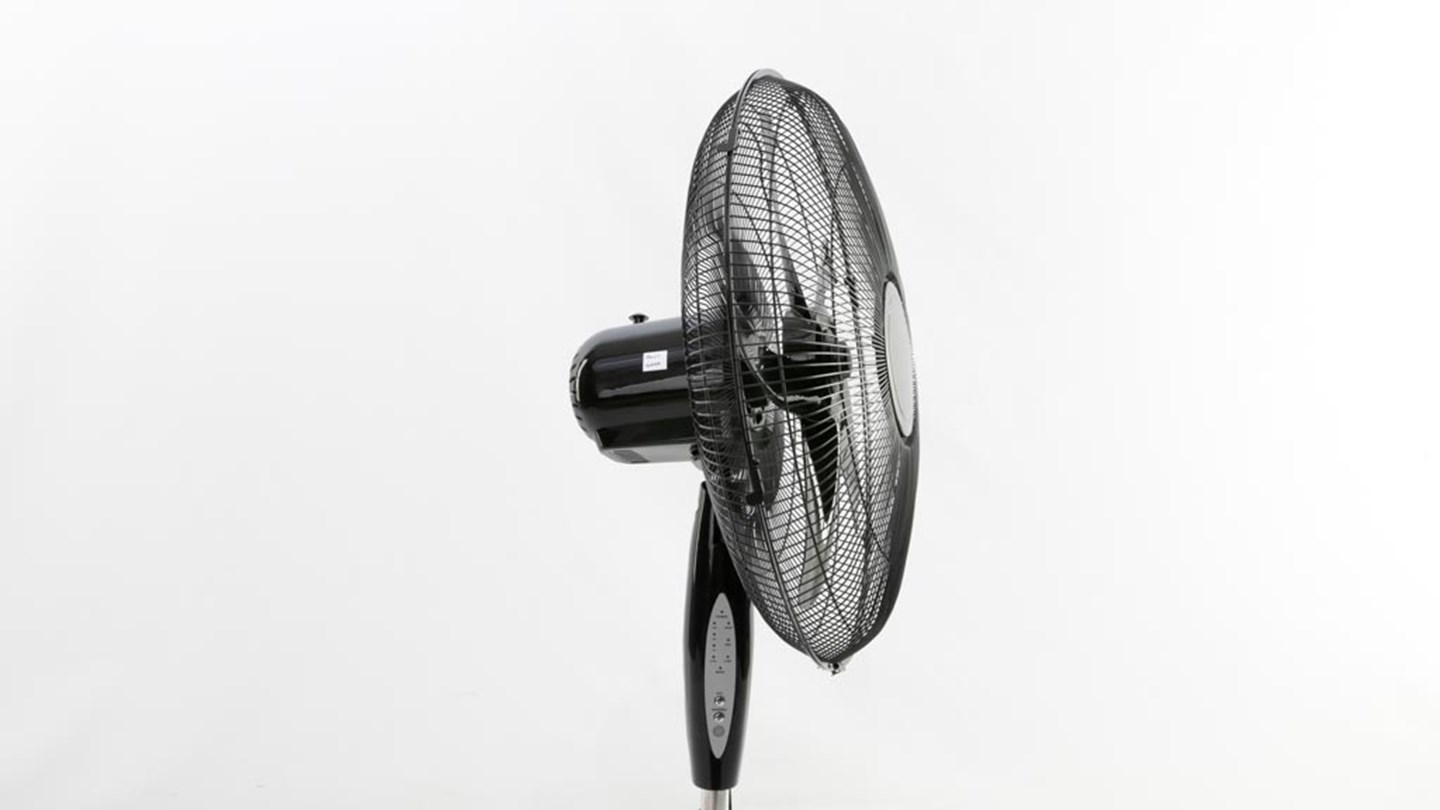 Kmart Anko 50cm black pedestal fan HEG45R Review Pedestal and tower