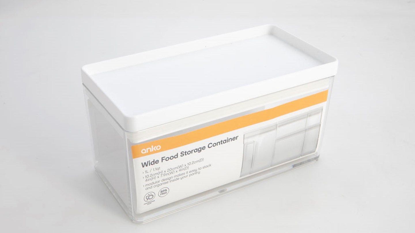 Kmart Anko Wide Food Storage Container 42753179 Review Plastic food