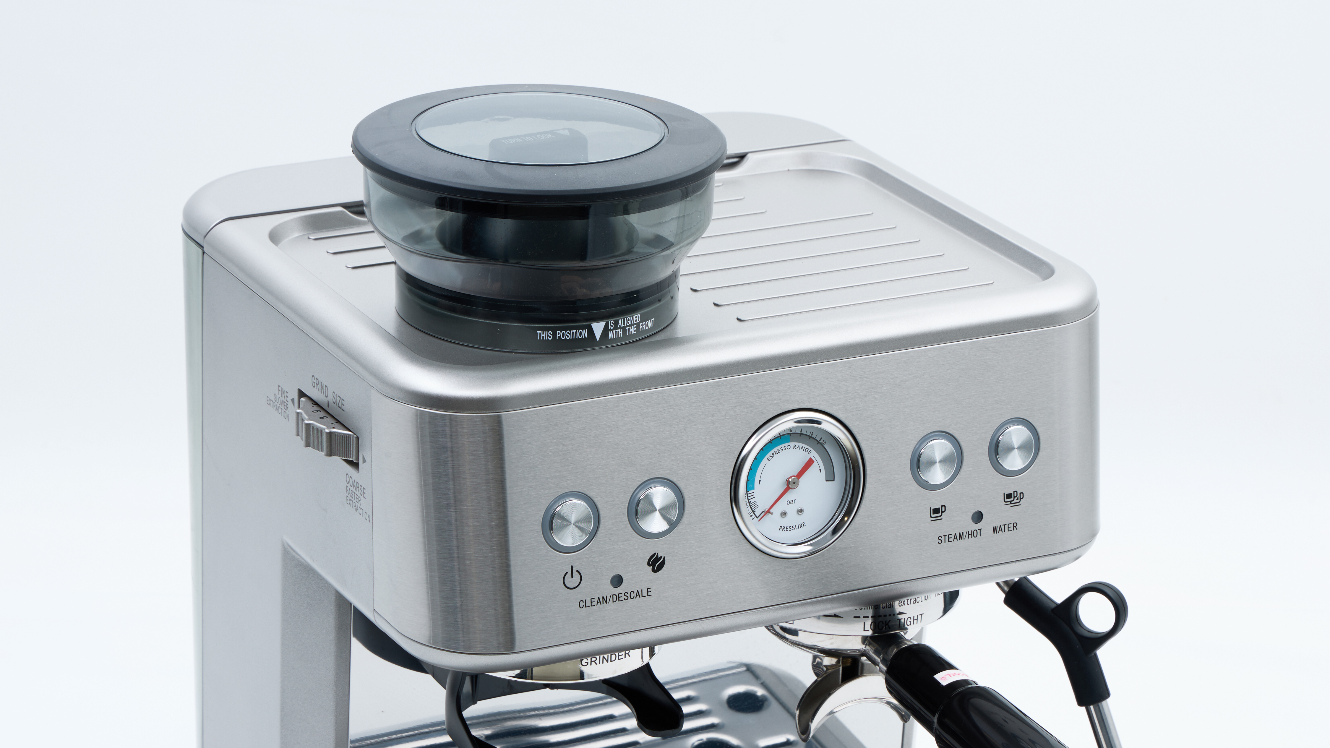 Kogan Dual Thermoblock Espresso Coffee Machine wth Grinder (KAZOCOFDBSA)