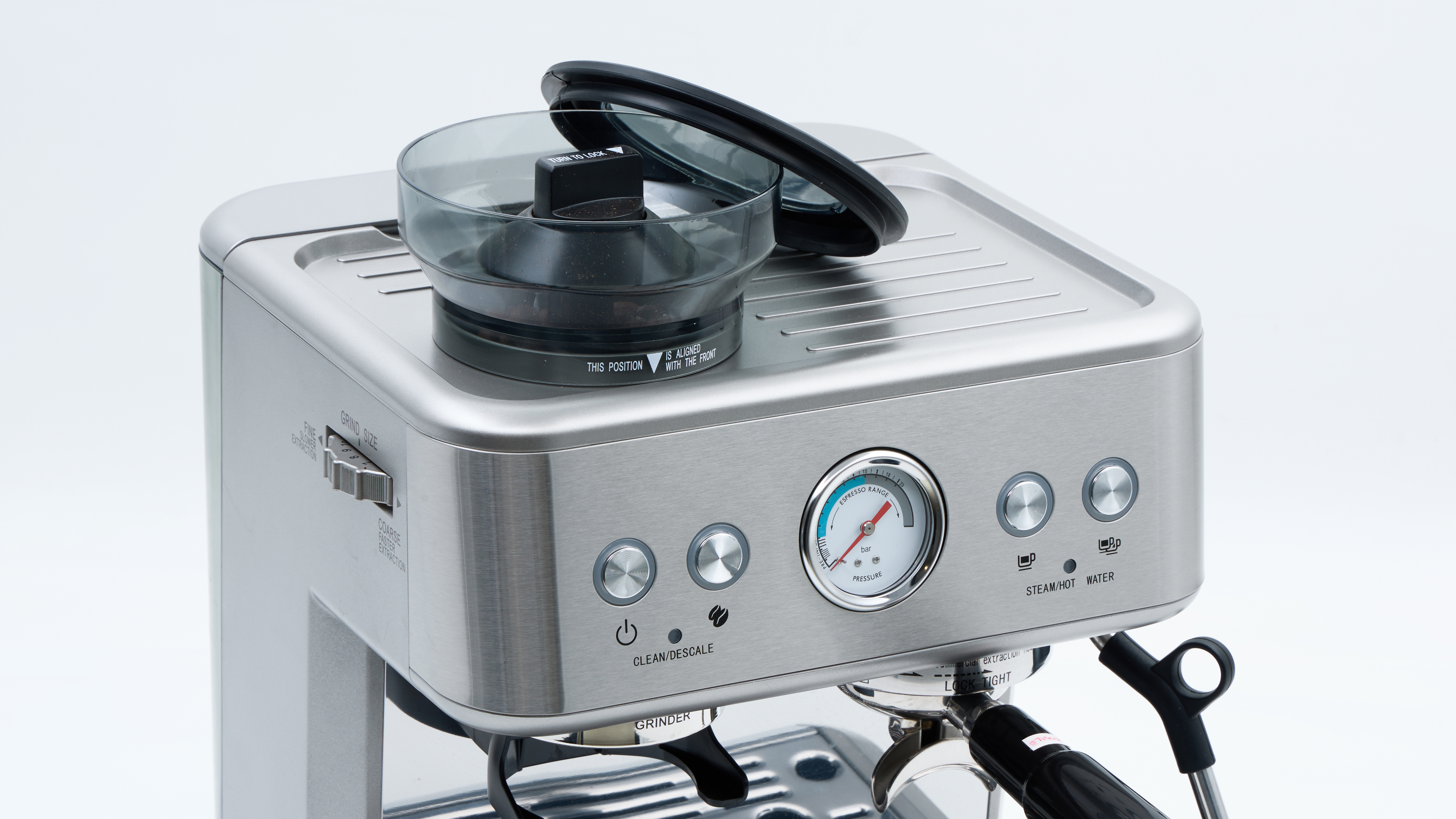 Kogan Dual Thermoblock Espresso Coffee Machine wth Grinder (KAZOCOFDBSA)
