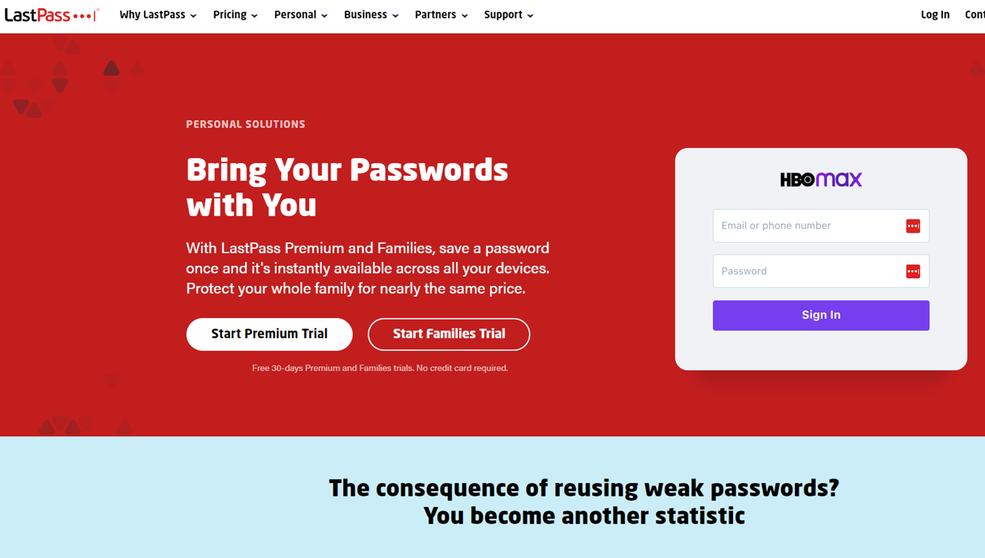 LastPass Personal Premium Review | Password manager | CHOICE