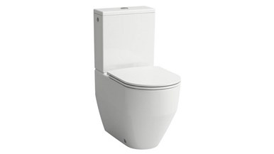 Laufen Pro A Rimless Close Coupled Back To Wall Back Inlet Toilet Suite Slim Soft Close Quick Release Seat