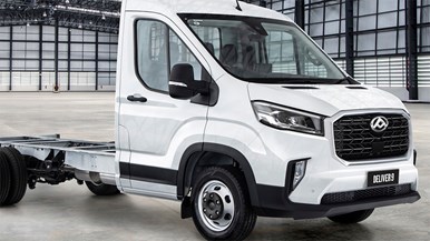 LDV eDeliver9 cab-chassis