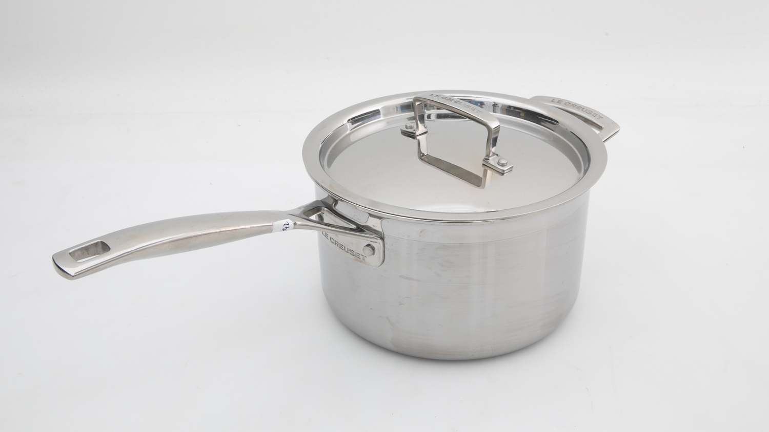 Le Creuset 3-ply Stainless Steel Saucepan 20cm carousel image