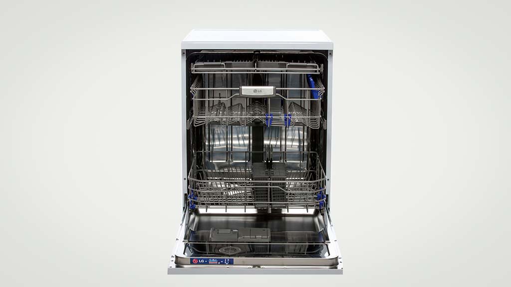 LG LD-1482W4 dishwasher-open-view