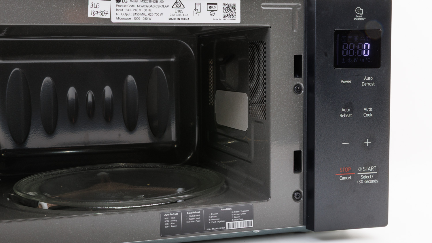 LG NeoChef 20L EasyClean Microwave Oven MS2036NDB