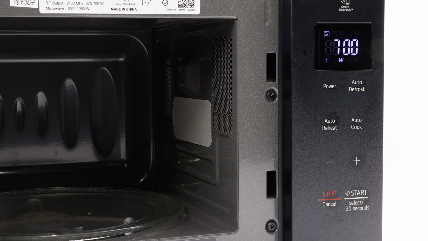 LG NeoChef 20L EasyClean Microwave Oven MS2036NDB