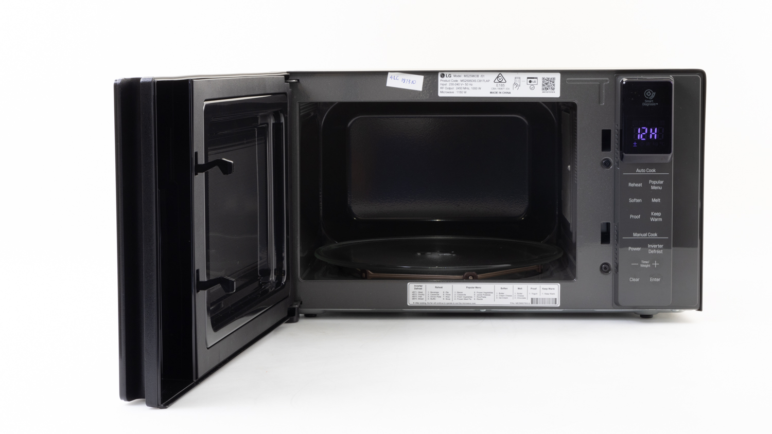 LG NeoChef 25L Smart Inverter Microwave Oven MS2596OB