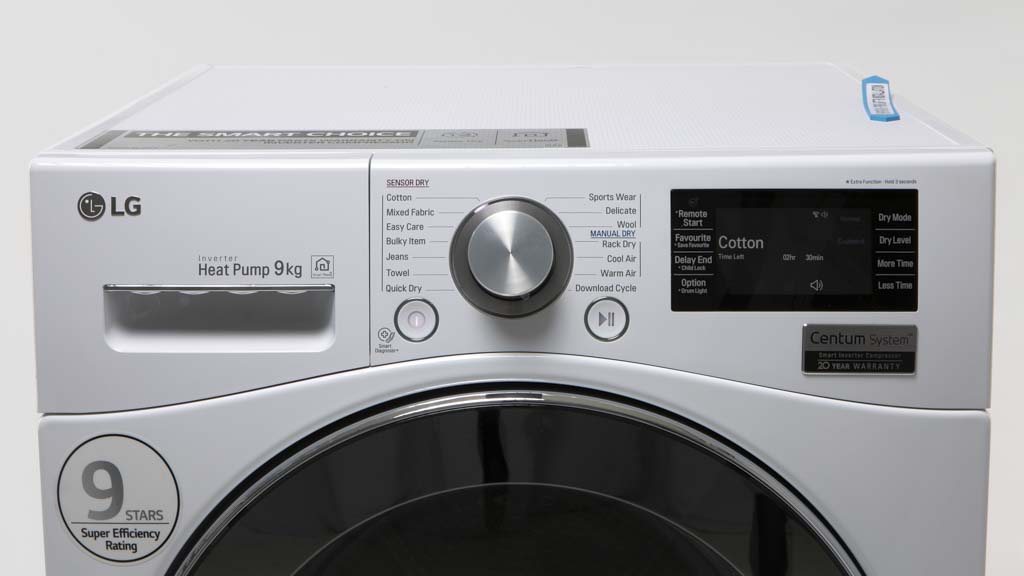 LG TD-H901MW Review | Clothes dryer | CHOICE