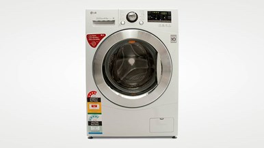 LG WD14130D6 washing machine-front-view