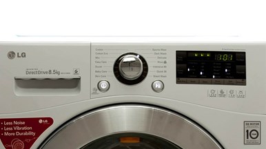 LG WD14130D6 washing machine-close-up-top-view