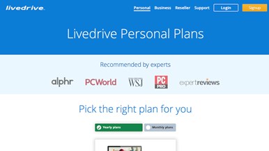 LiveDrive Personal Backup