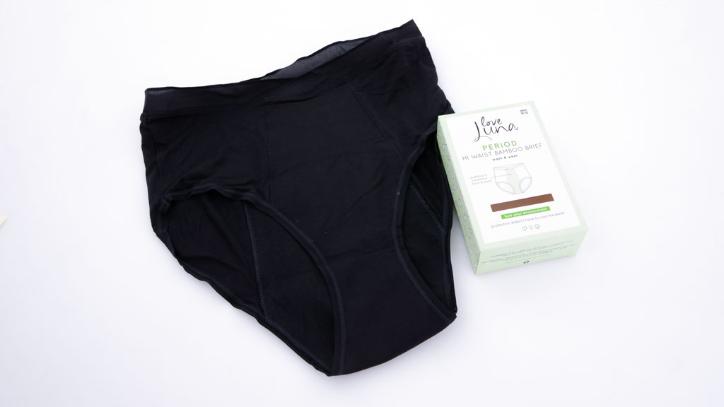 Love Luna Period Bamboo Brief (medium) Review, Period underwear