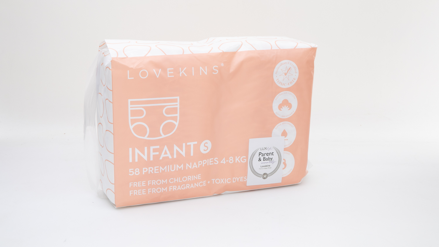 Lovekins Premium Nappies Infant