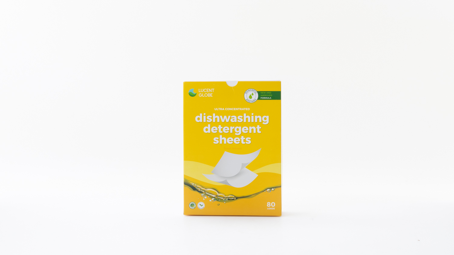 Lucent Globe Ultra Concentrated Dishwashing Detergent Sheets