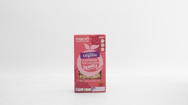 Macro Wholefoods Market Certified Organic Raspberry, Maple and Almond Granola