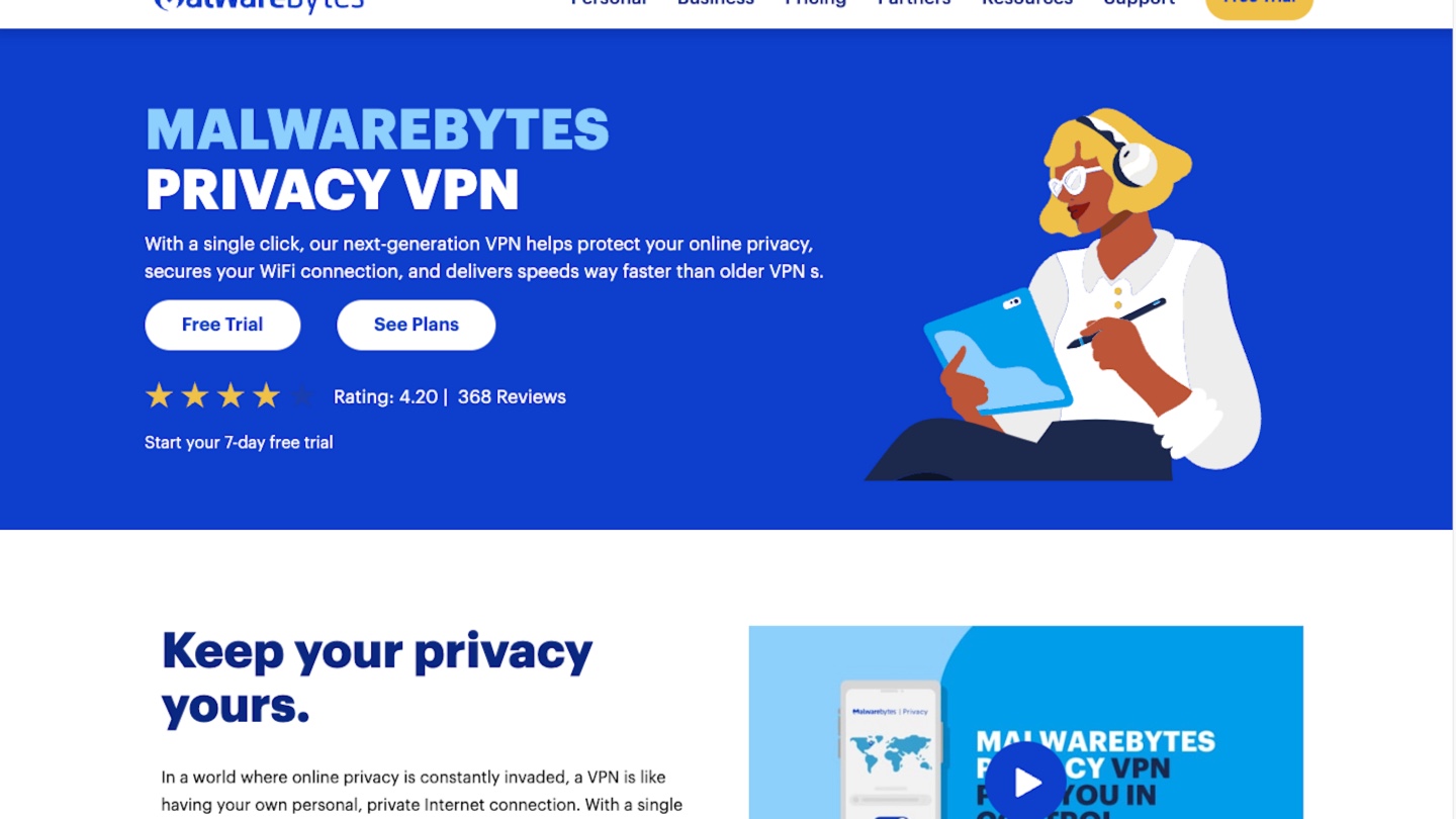 Malwarebytes Privacy VPN carousel image