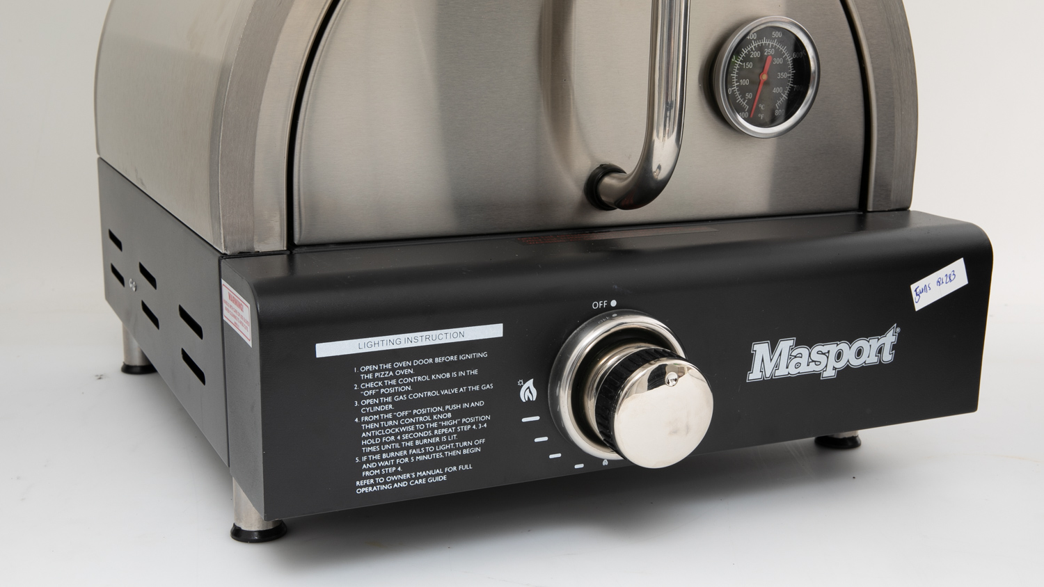 masport side burner pizza oven