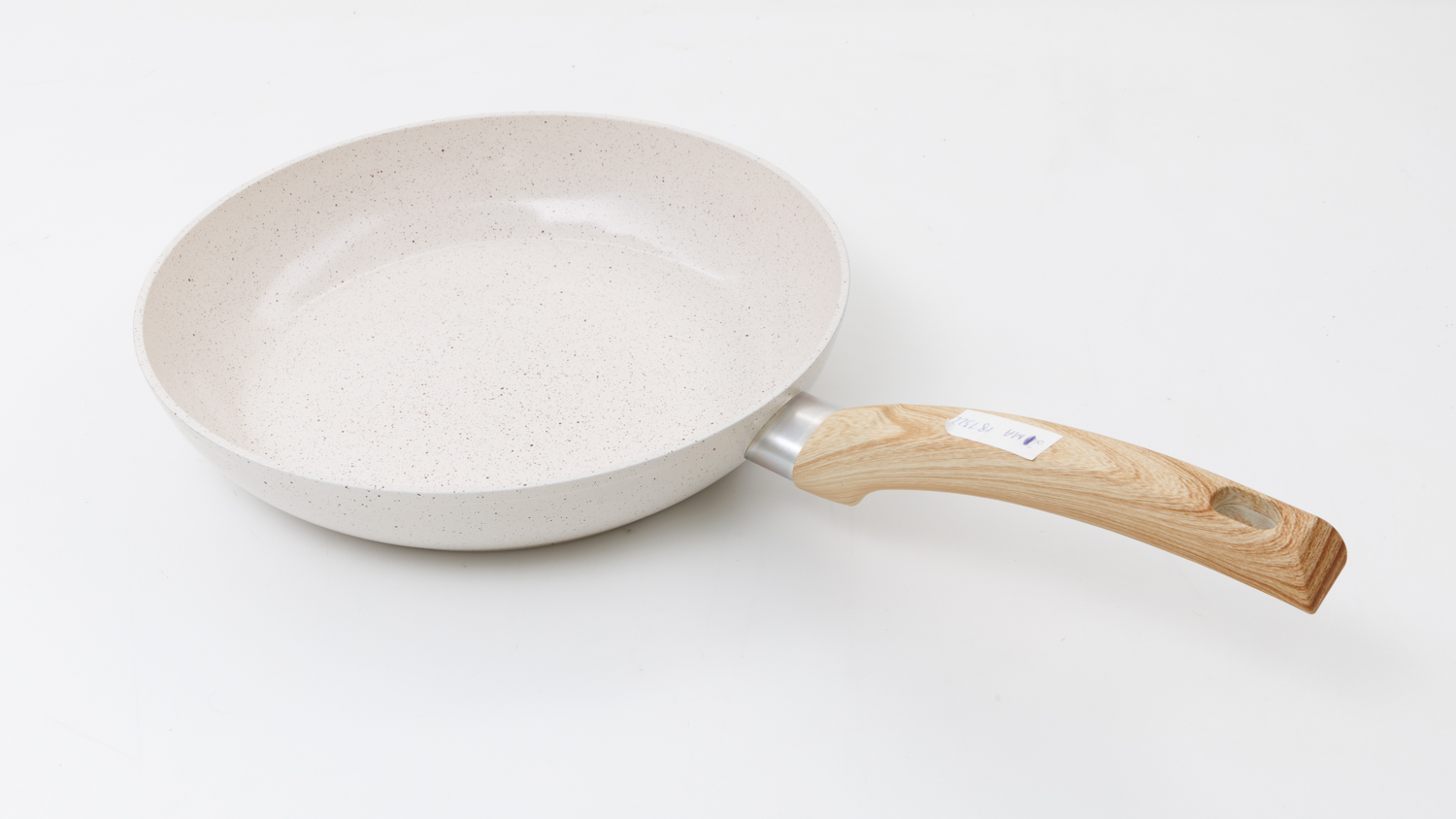 Masterclass Non Stick Ceramic Coated Frying Pan 26cm - Cream