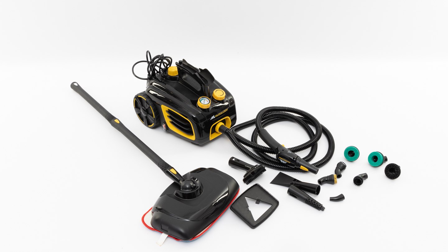 McCulloch Canister Steam System MC1375AU Review Steam mop CHOICE