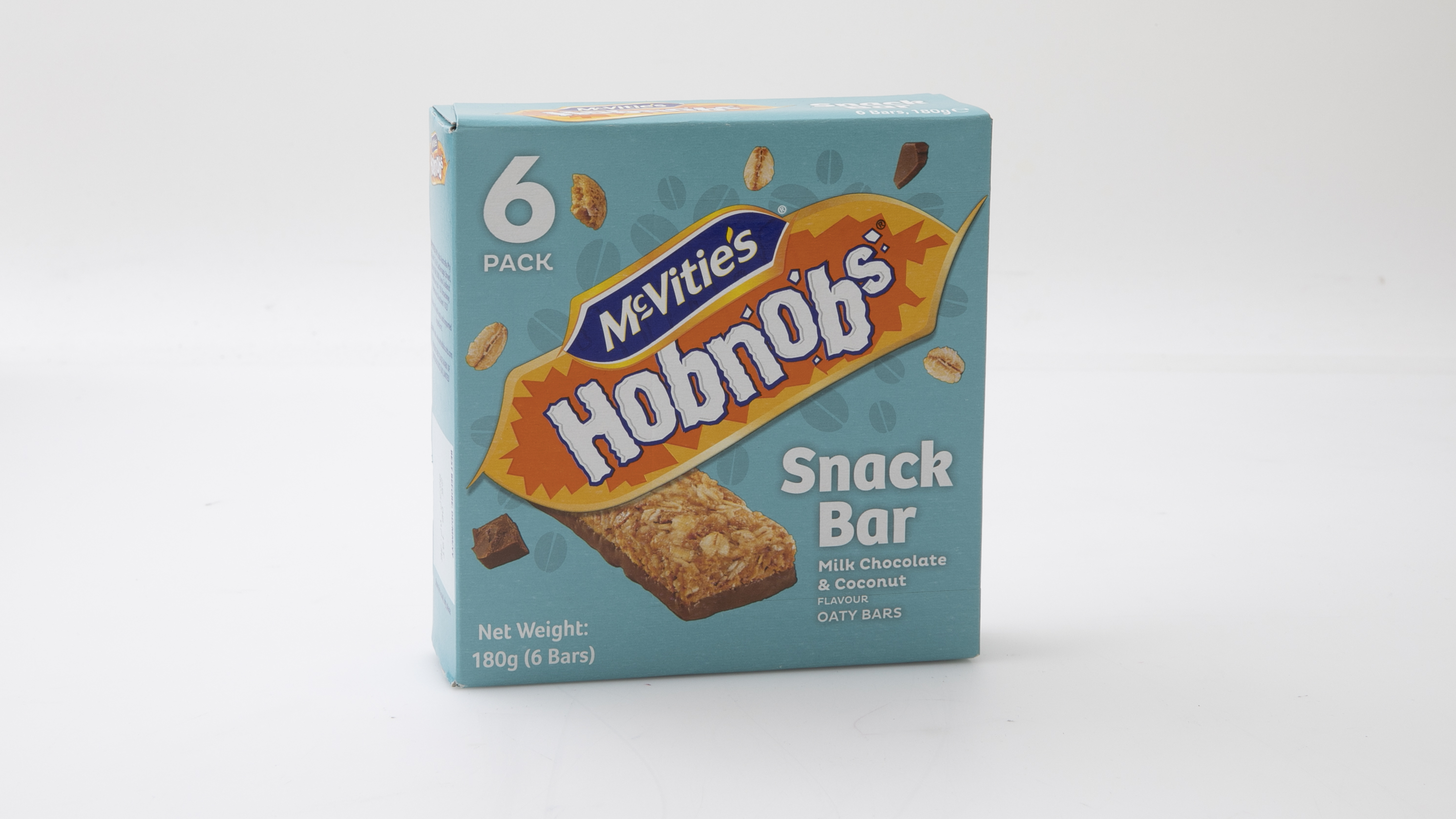 McVitie's Hobnob Snack Bar Milk Chocolate and Coconut