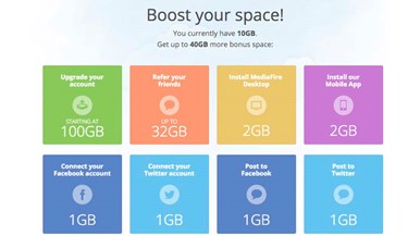 MediaFire Online storage