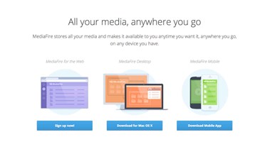 MediaFire Online storage