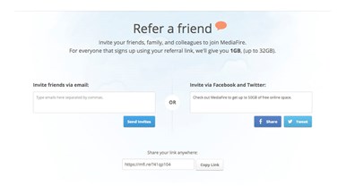 MediaFire Online storage