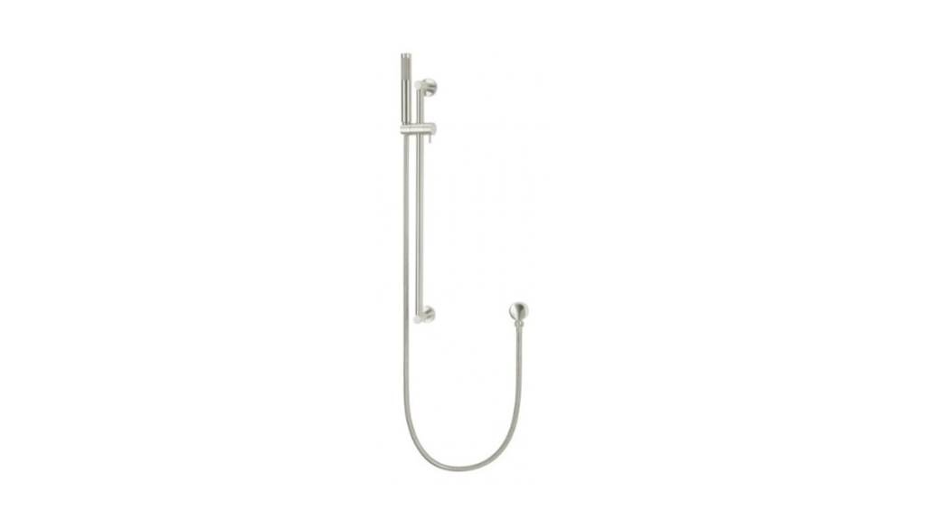 Meir Round Shower On Rail Column - PVD Brushed Nickel MZ0402-R-PVDBN
