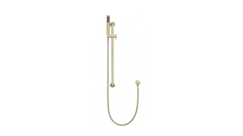 Meir Round Shower On Rail Column Tiger Bronze Gold MZ0402-R-PVDBB