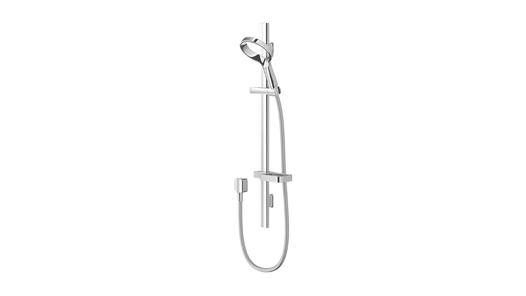 Methven Aio Aurajet Single Rail Shower with Wall Water Inlet Chrome AOSRCPAU