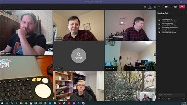 Microsoft Teams video chat app