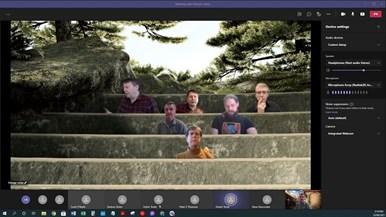 Microsoft Teams video chat app