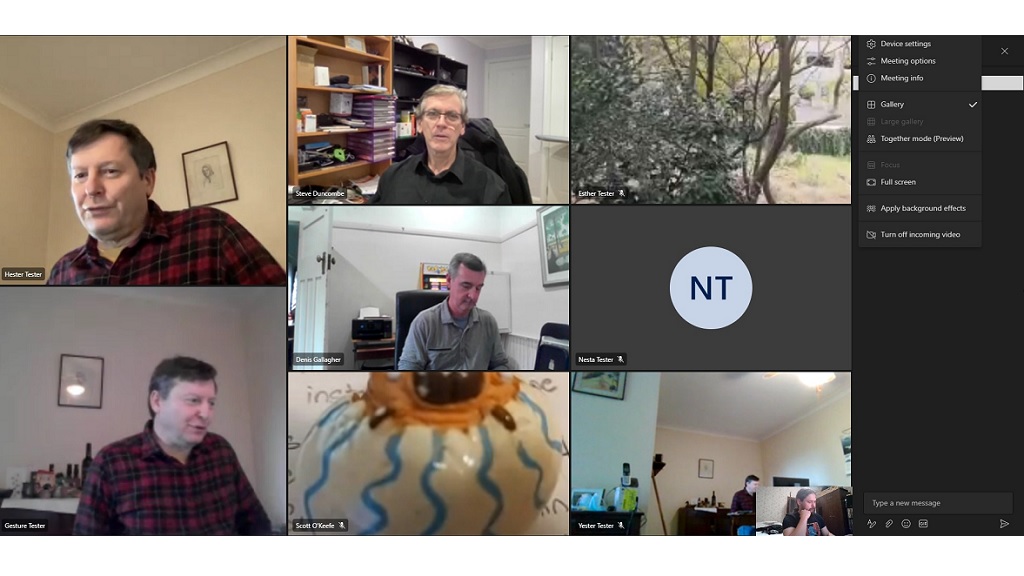 Microsoft Teams video chat app