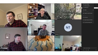 Microsoft Teams video chat app
