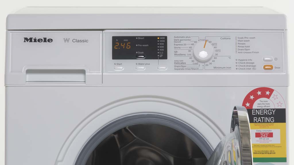 Miele WDA110 Review Washing machine CHOICE