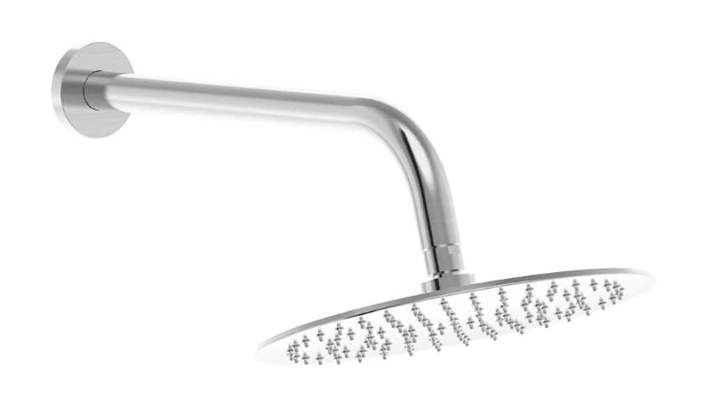 Milli Inox Overhead Shower 250mm with Arm Stainless Steel  2252099