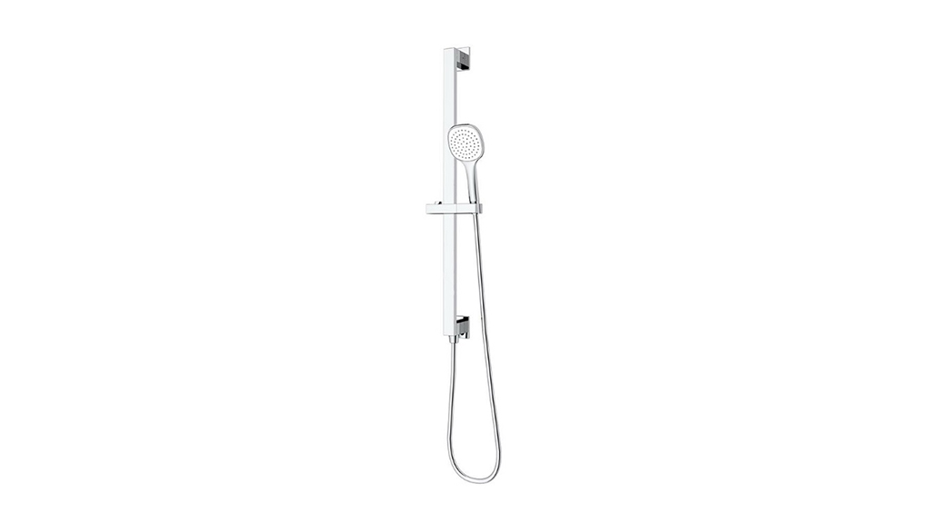 Mizu Bloc MK2 Single Rail Shower 1 Function with Top Rail Water Inlet Chrome 9508074