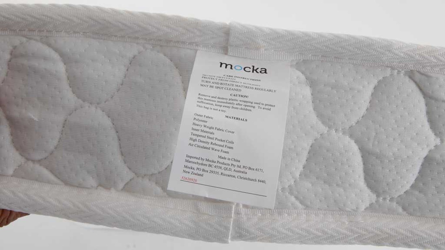Mocka Vale Cot Mattress Review Cot mattress CHOICE