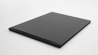 Momento Regular Landscape, Hardcover, Faux Leather, Black