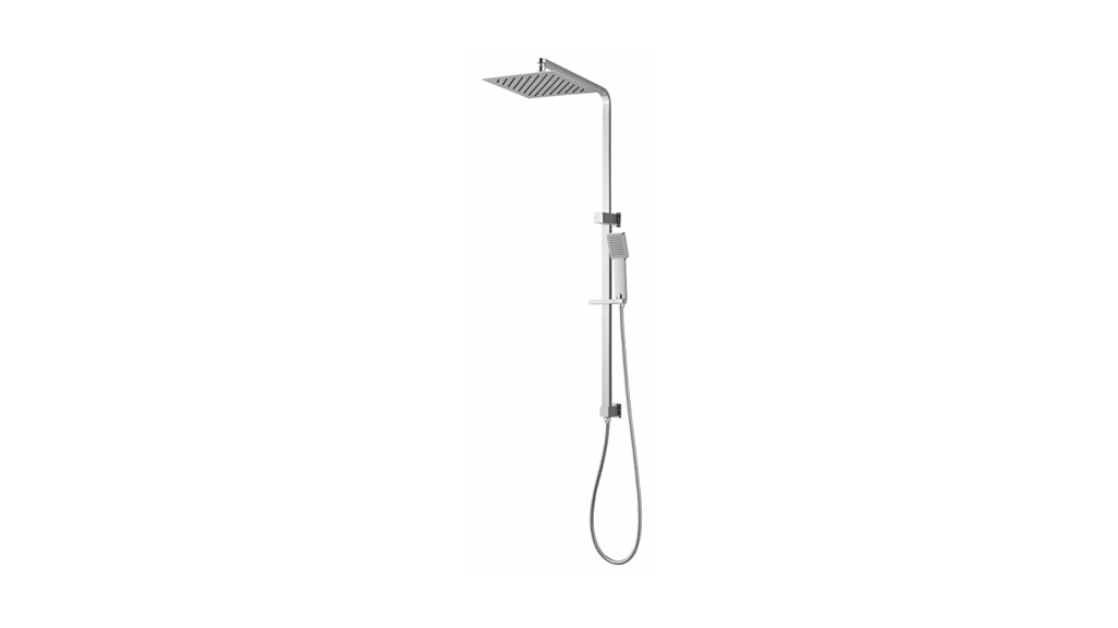 Mondella Rococo Exposed Shower On Rail With Hand Set Chrome MON0145