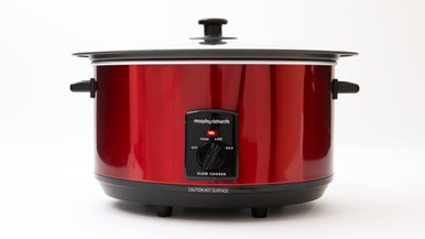 Morphy Richards 6.5L Red Sear u0026 Stew Slow Cooker 461000