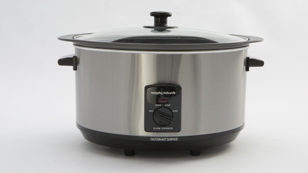 Morphy Richards Brushed Stainless Steel Sear and Stew Slow Cooker 48705