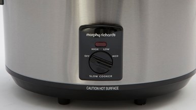 Morphy Richards Brushed Stainless Steel Sear and Stew Slow Cooker 48705