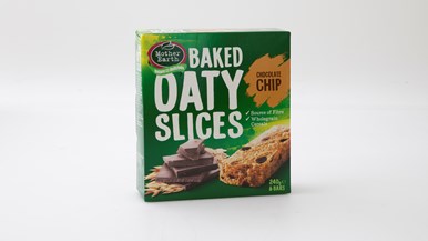 Mother Earth Baked Oaty Slices Chocolate Chip