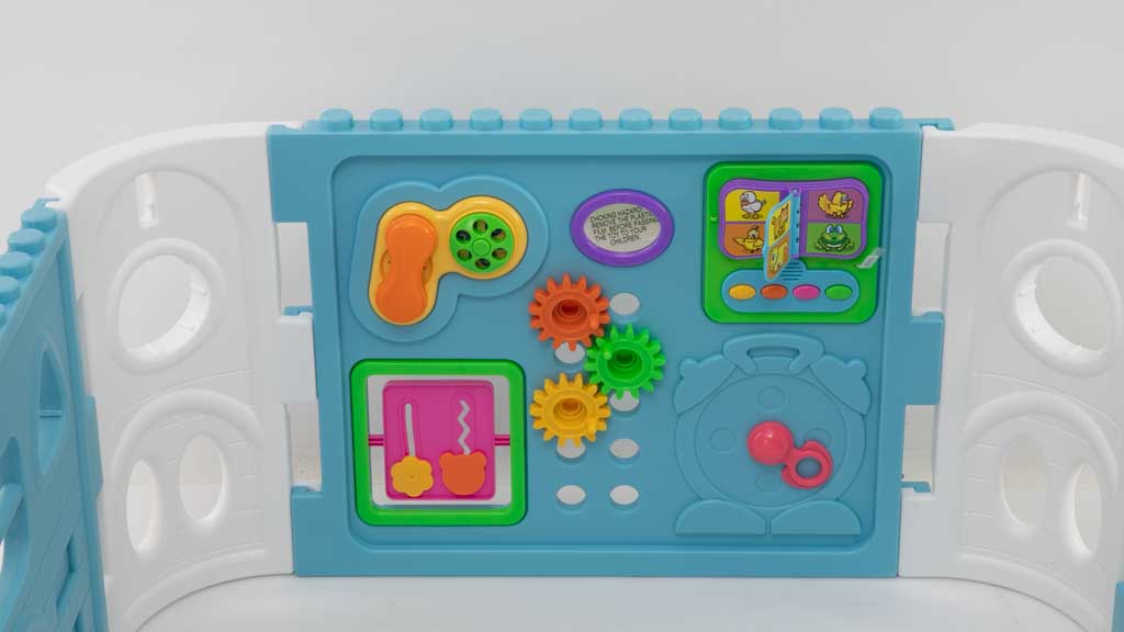 Nanny Annie Interactive Block Style Baby Playpen with Door 19696 carousel image