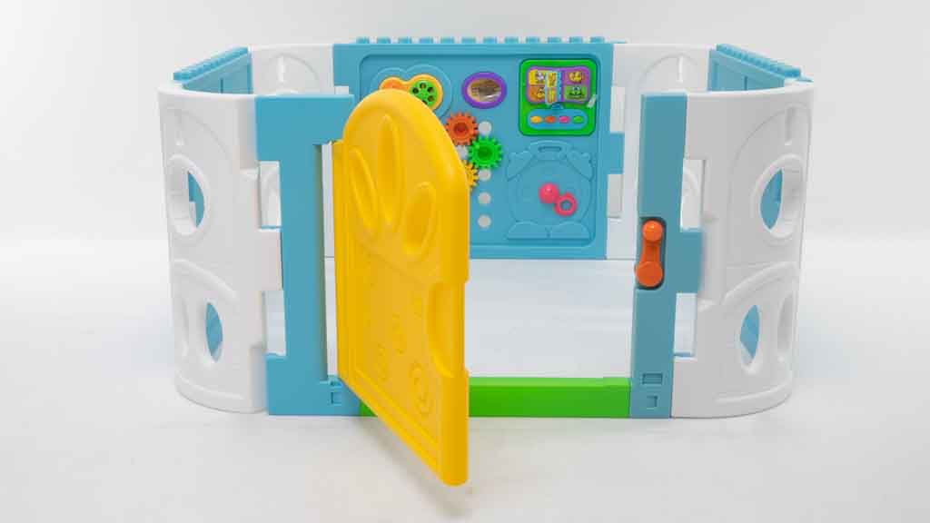 Nanny Annie Interactive Block Style Baby Playpen with Door 19696 carousel image